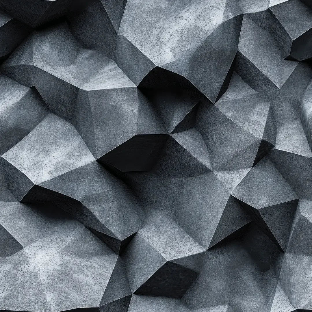 Shadowform Geometric Mural