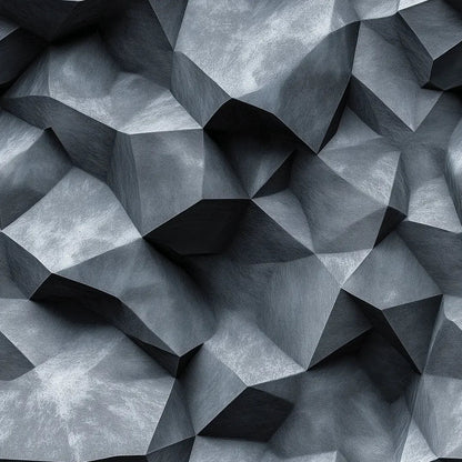 Shadowform Geometric Mural