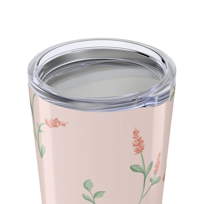 Customizable: Floral Tumbler 20oz, Coffee Travel Mug, Gift for Garden Lovers, Insulated Drinkware, Birthday Present, Spring Vibes