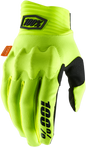 100% Cognito Gloves - Fluo Yellow/Black - Large 10014-00017
