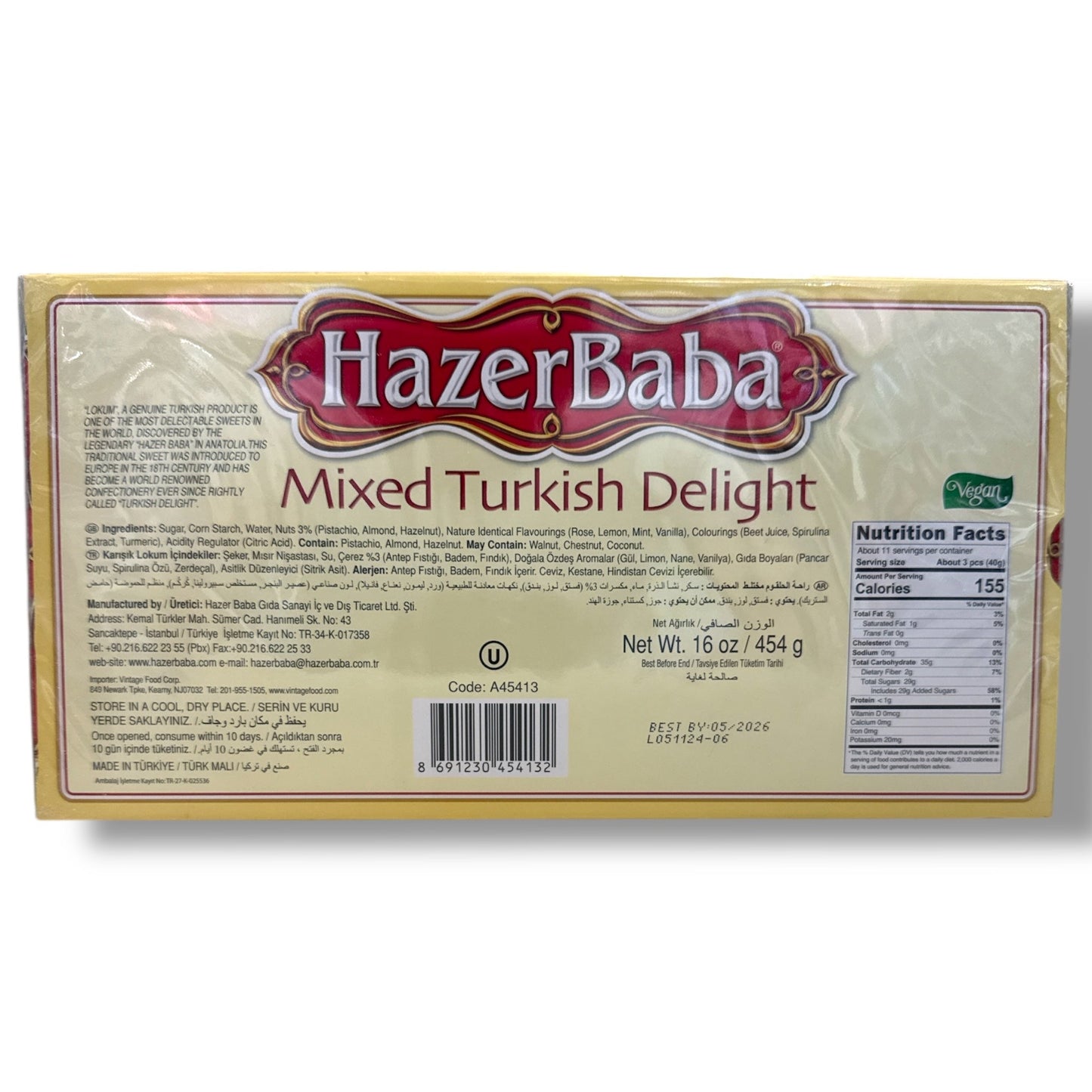 HazerBaba mixed Turkish delight