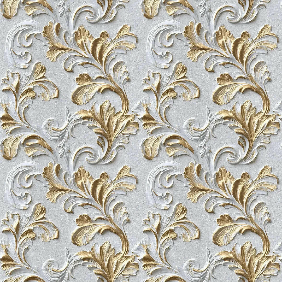 Royal Acanthus Flourish Wallpaper