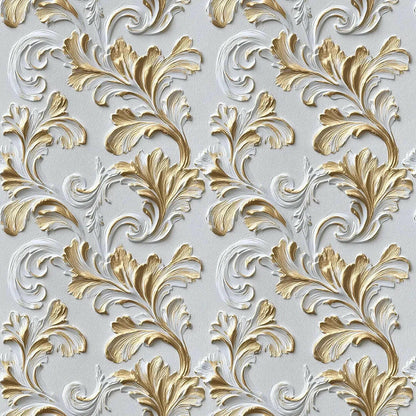Royal Acanthus Flourish Wallpaper