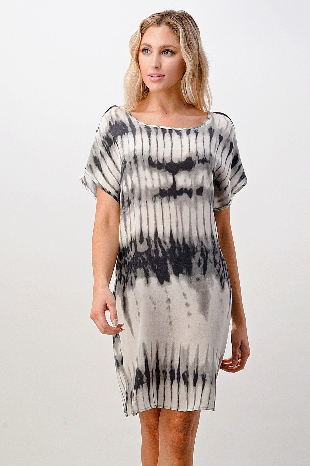 Short Sleeve Tie-Dye Shift Dress | Apparel | Kitchen + Metal