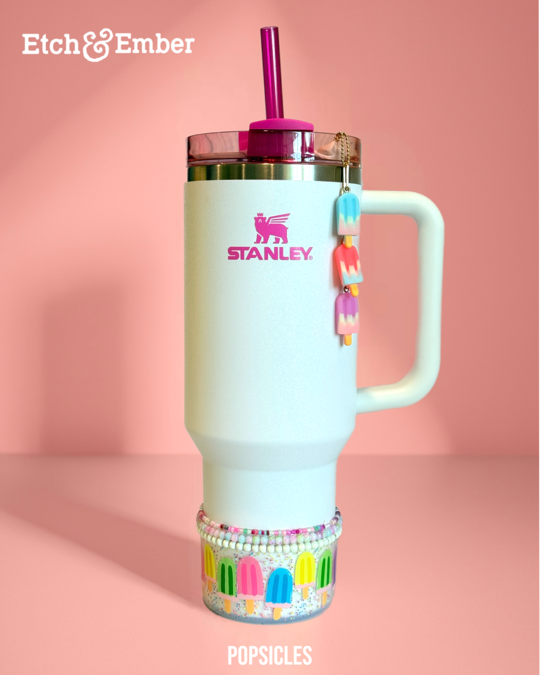 Popsicle Charm - Tumbler Handle Charm