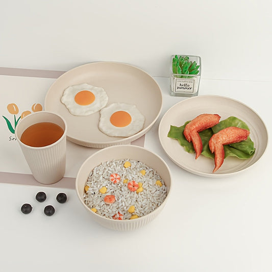 Durable 16Piece Unbreakable Dinnerware Set for Outdoors  Parties
