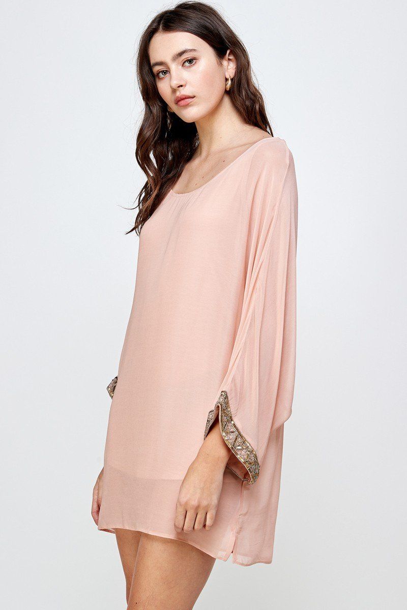 Batwing Sleeve Shift Dress – Effortless Flow and Elegance | Apparel | Kitchen + Metal