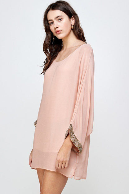Batwing Sleeve Shift Dress – Effortless Flow and Elegance | Apparel | Kitchen + Metal