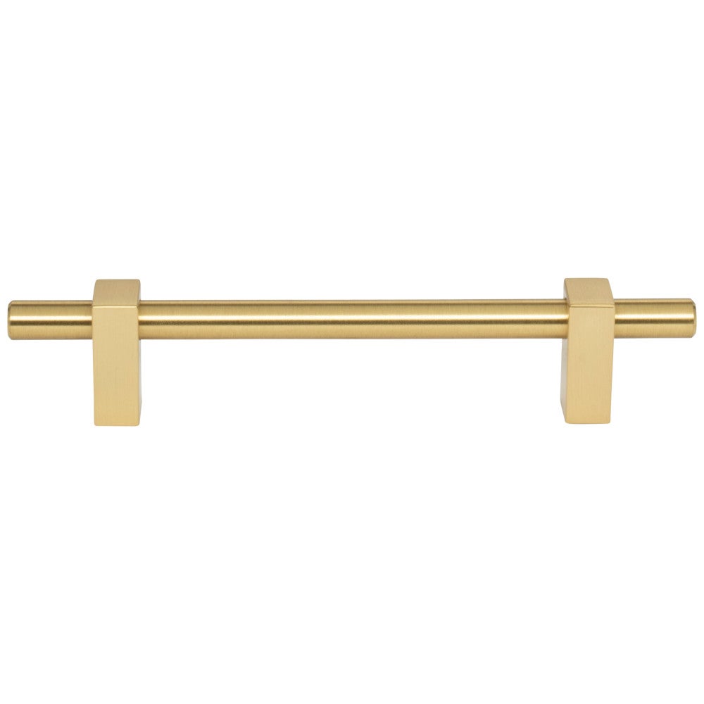 96 mm Center-to-Center Satin Nickel Larkin Cabinet Bar Pull