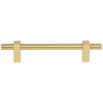 96 mm Center-to-Center Satin Nickel Larkin Cabinet Bar Pull