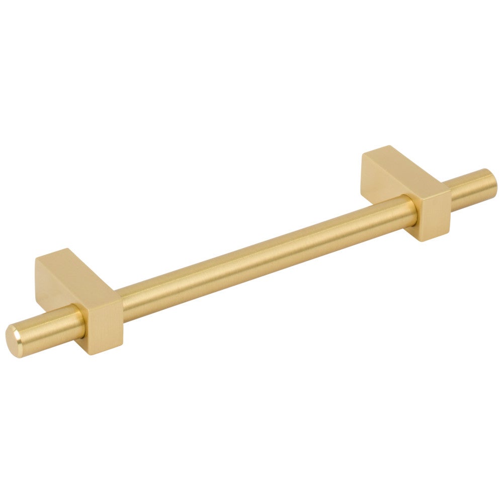 96 mm Center-to-Center Satin Nickel Larkin Cabinet Bar Pull