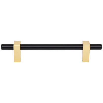 96 mm Center-to-Center Satin Nickel Larkin Cabinet Bar Pull