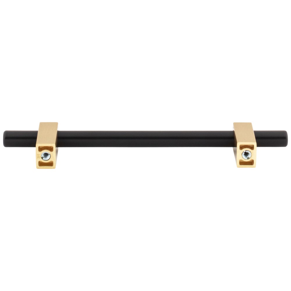 96 mm Center-to-Center Satin Nickel Larkin Cabinet Bar Pull