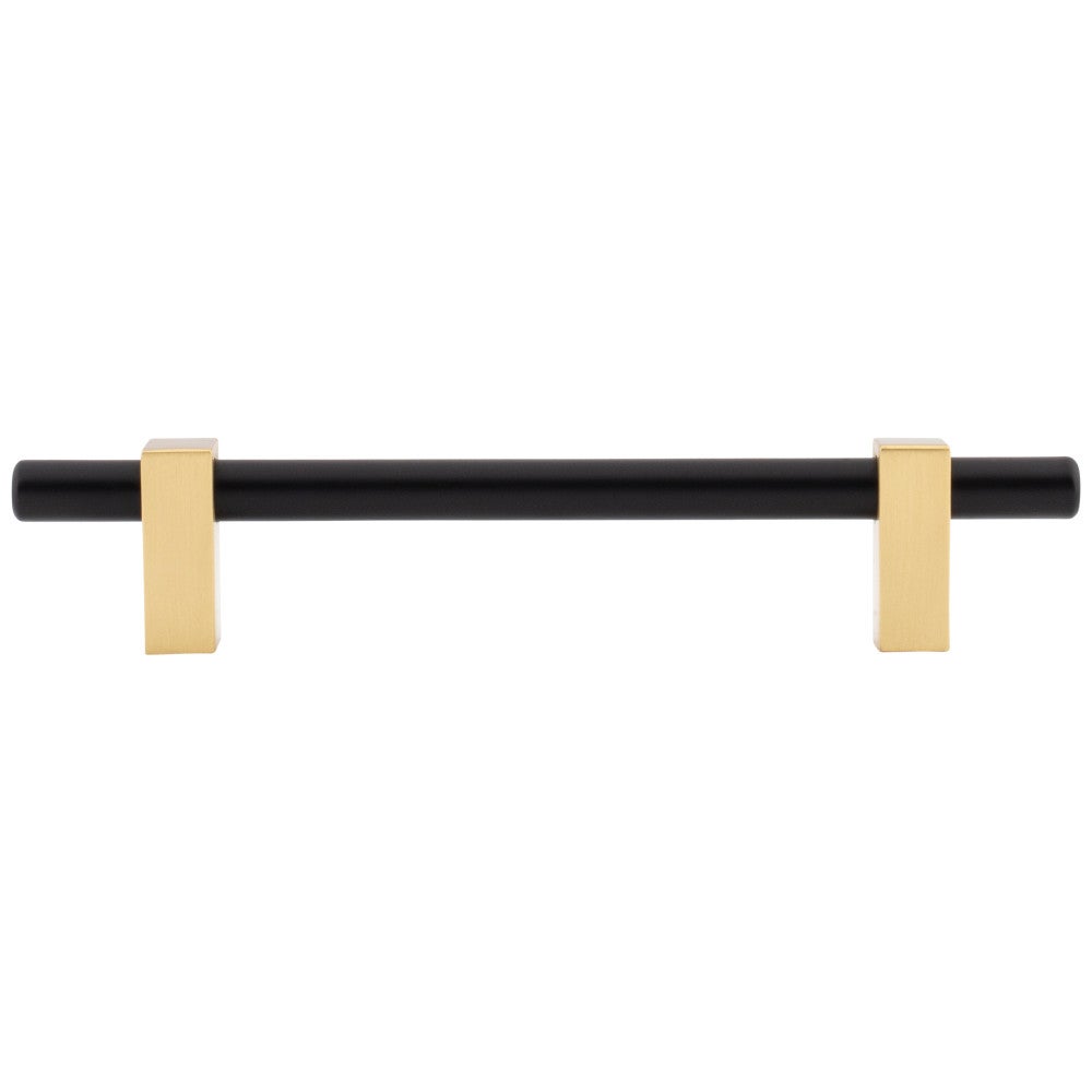 96 mm Center-to-Center Satin Nickel Larkin Cabinet Bar Pull