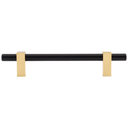 96 mm Center-to-Center Satin Nickel Larkin Cabinet Bar Pull