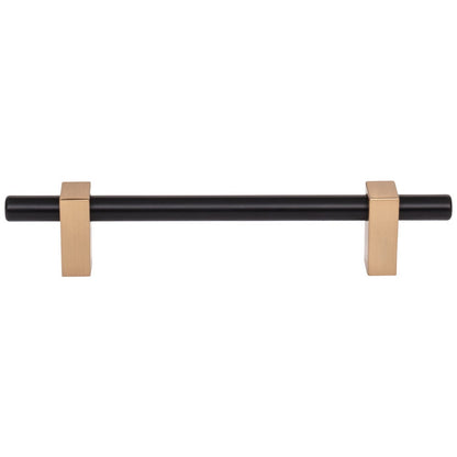 96 mm Center-to-Center Satin Nickel Larkin Cabinet Bar Pull