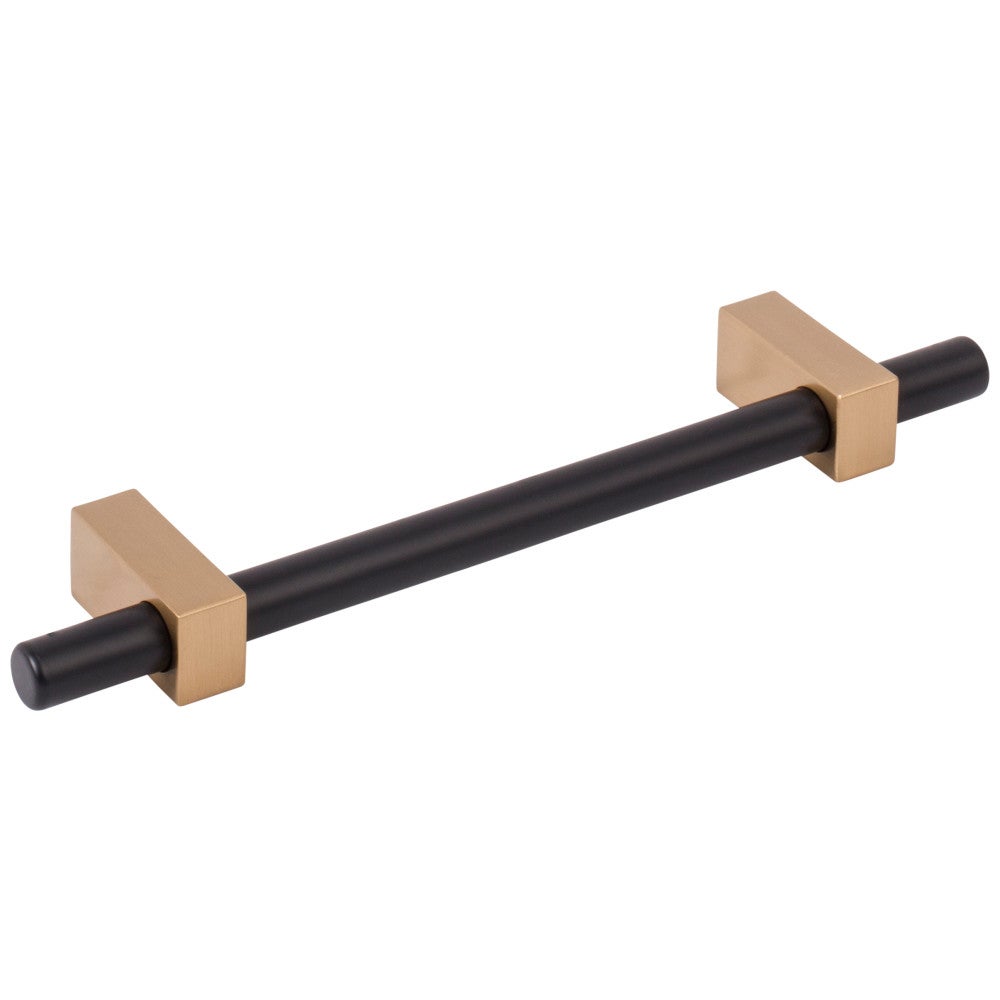 96 mm Center-to-Center Satin Nickel Larkin Cabinet Bar Pull
