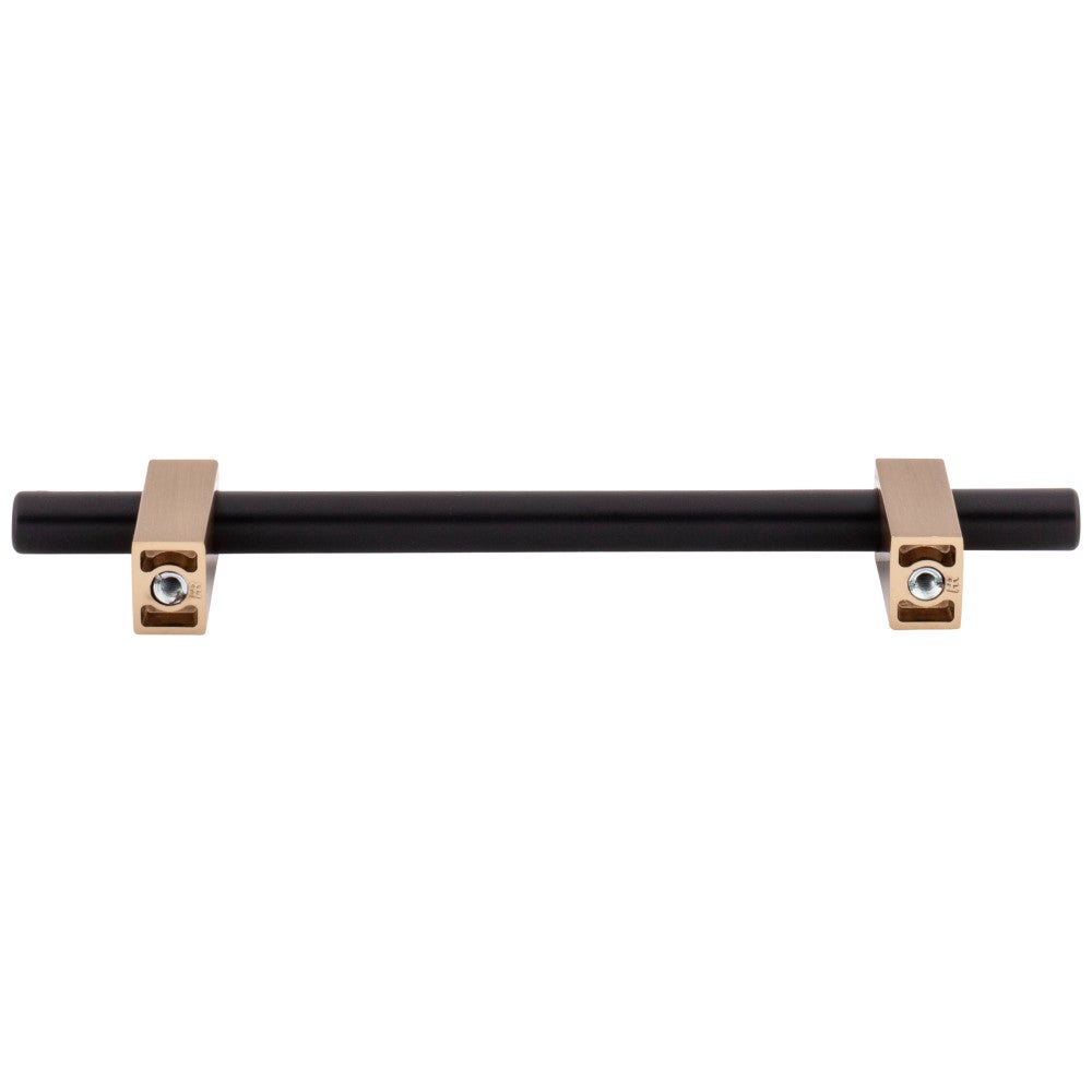 96 mm Center-to-Center Satin Nickel Larkin Cabinet Bar Pull