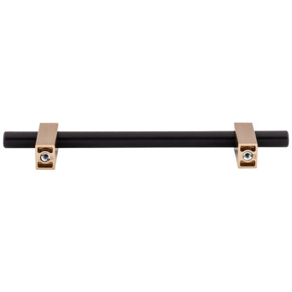 96 mm Center-to-Center Satin Nickel Larkin Cabinet Bar Pull