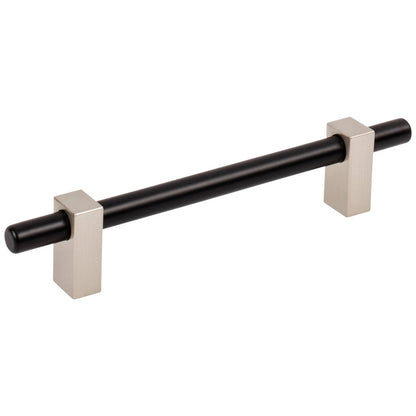 96 mm Center-to-Center Satin Nickel Larkin Cabinet Bar Pull