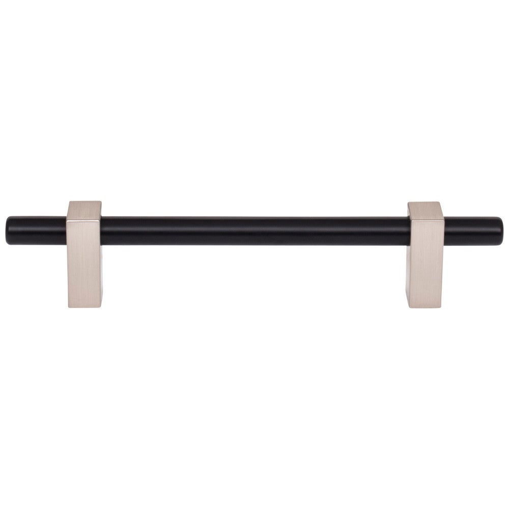 96 mm Center-to-Center Satin Nickel Larkin Cabinet Bar Pull