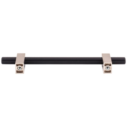 96 mm Center-to-Center Satin Nickel Larkin Cabinet Bar Pull