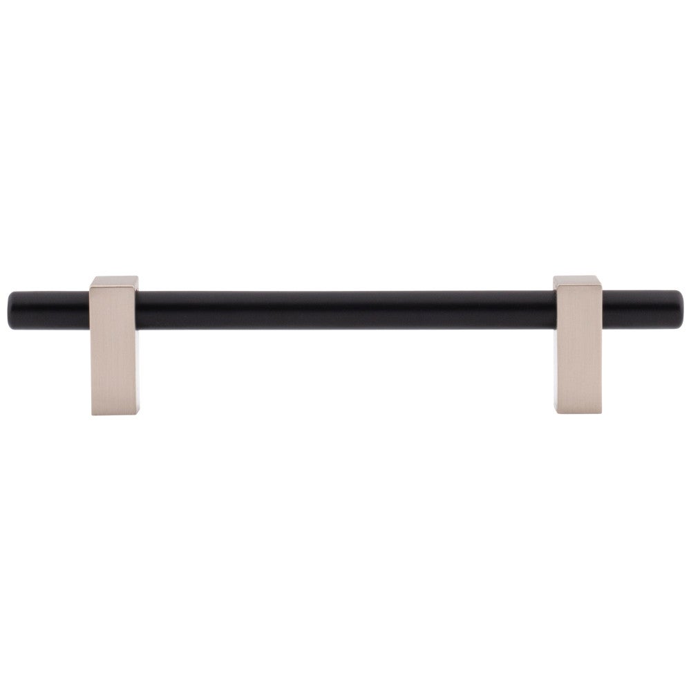96 mm Center-to-Center Satin Nickel Larkin Cabinet Bar Pull