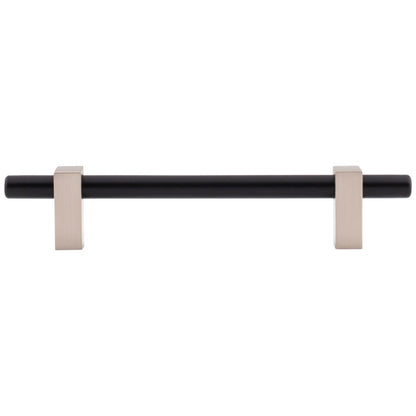 96 mm Center-to-Center Satin Nickel Larkin Cabinet Bar Pull