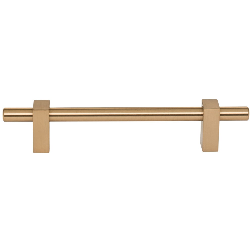 96 mm Center-to-Center Satin Nickel Larkin Cabinet Bar Pull