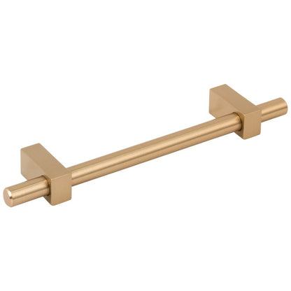 96 mm Center-to-Center Satin Nickel Larkin Cabinet Bar Pull