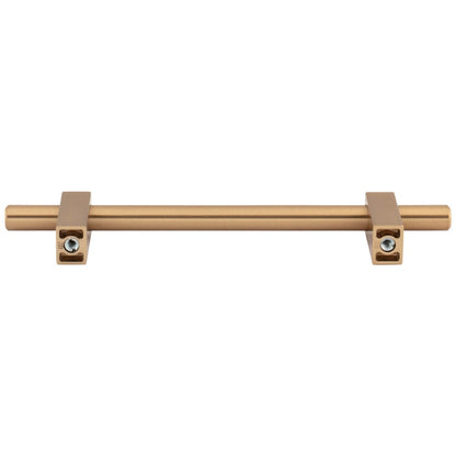 96 mm Center-to-Center Satin Nickel Larkin Cabinet Bar Pull