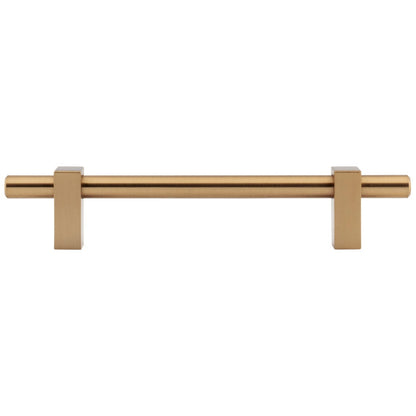 96 mm Center-to-Center Satin Nickel Larkin Cabinet Bar Pull