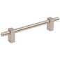 96 mm Center-to-Center Satin Nickel Larkin Cabinet Bar Pull