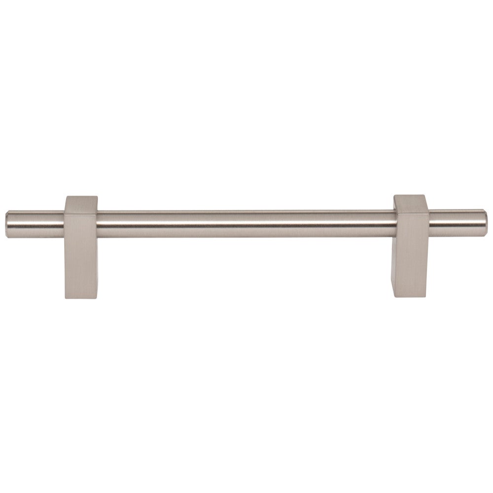 96 mm Center-to-Center Satin Nickel Larkin Cabinet Bar Pull