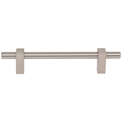 96 mm Center-to-Center Satin Nickel Larkin Cabinet Bar Pull