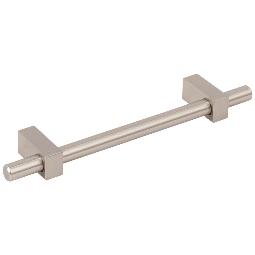 96 mm Center-to-Center Satin Nickel Larkin Cabinet Bar Pull