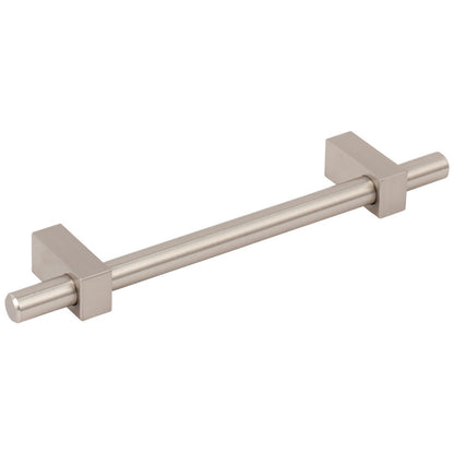 96 mm Center-to-Center Satin Nickel Larkin Cabinet Bar Pull