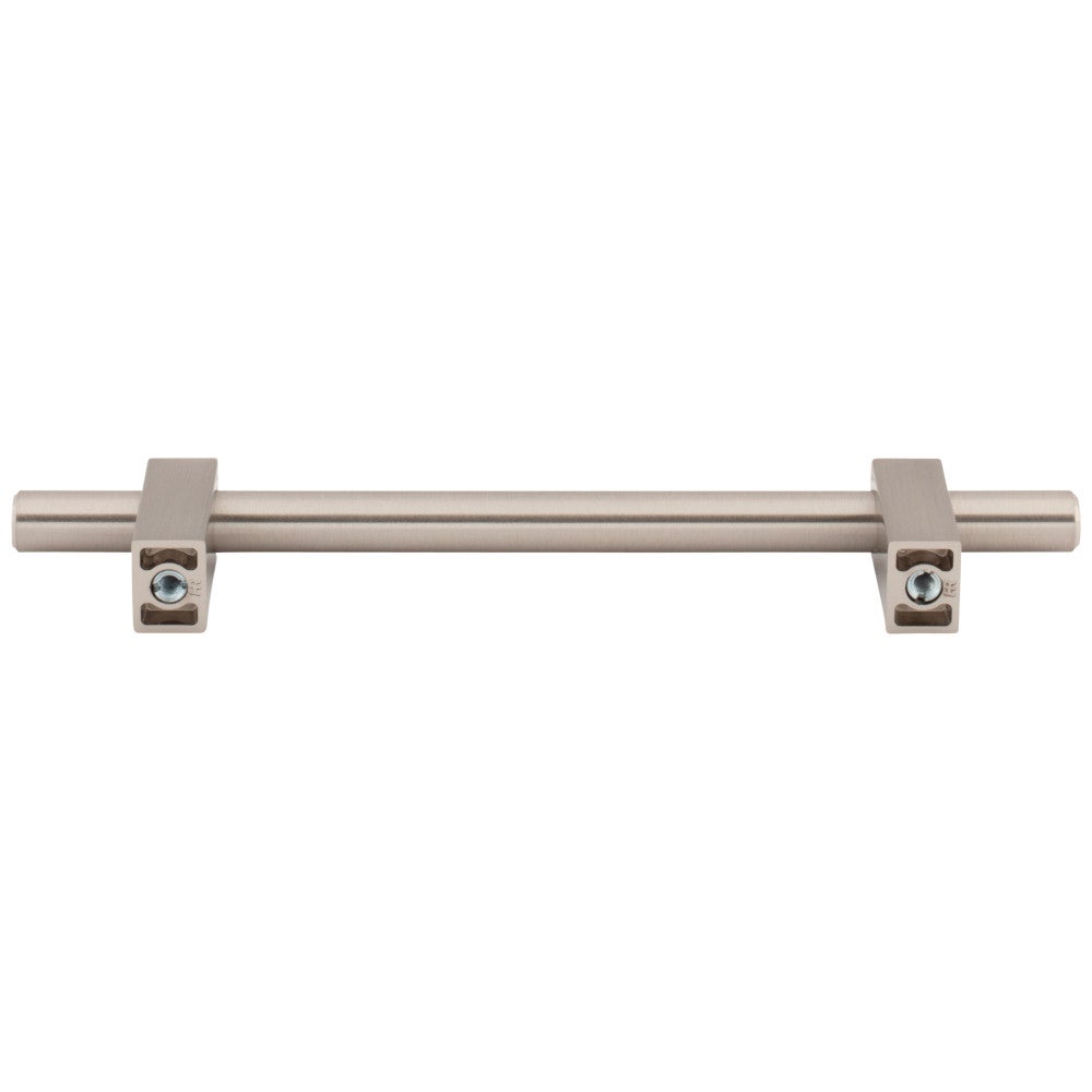 96 mm Center-to-Center Satin Nickel Larkin Cabinet Bar Pull