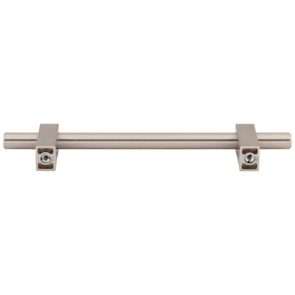 96 mm Center-to-Center Satin Nickel Larkin Cabinet Bar Pull