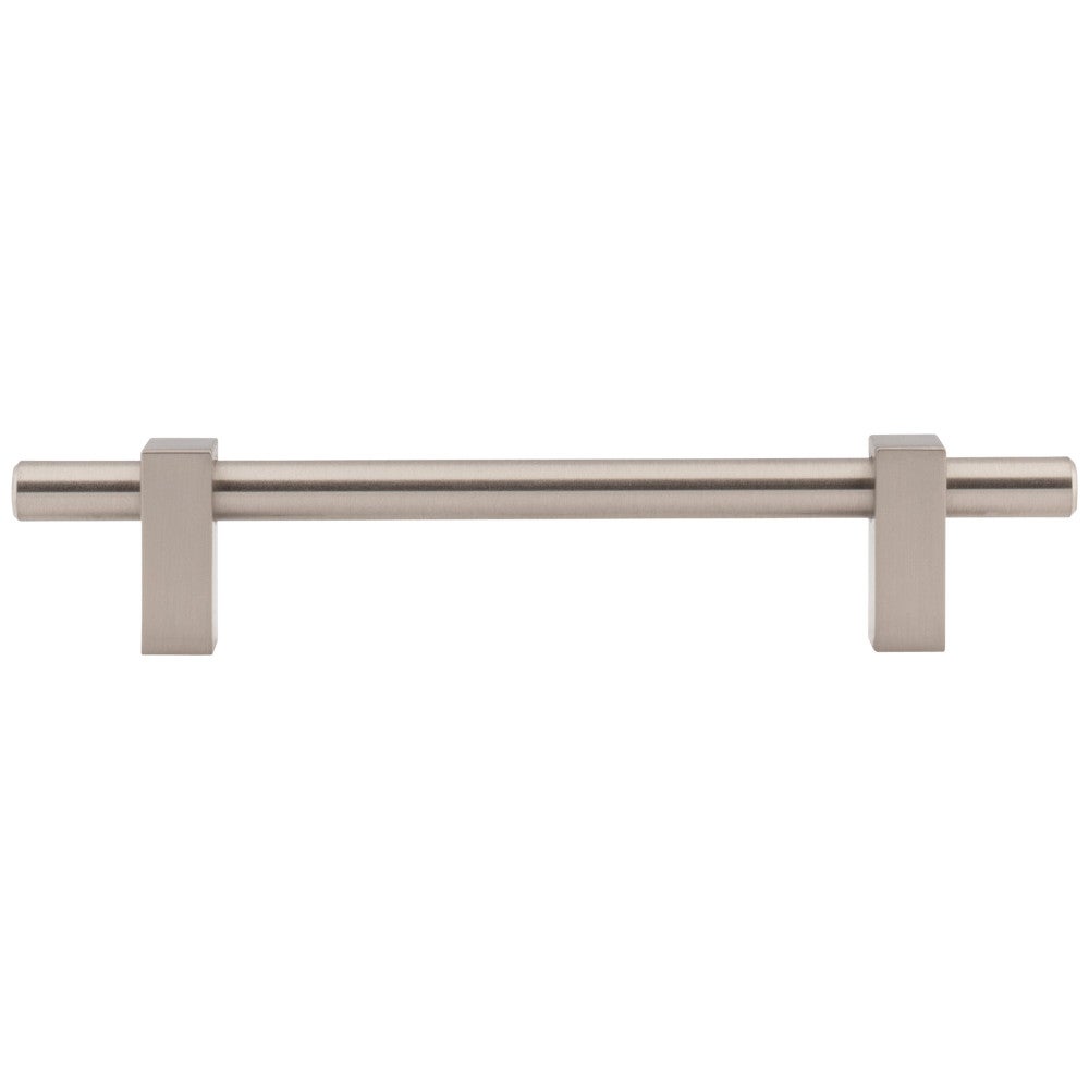 96 mm Center-to-Center Satin Nickel Larkin Cabinet Bar Pull
