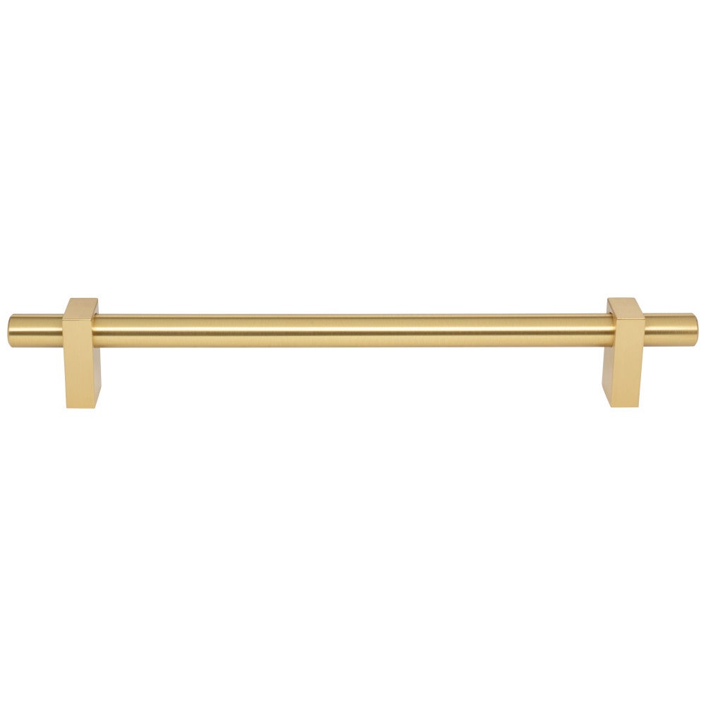 96 mm Center-to-Center Satin Nickel Larkin Cabinet Bar Pull