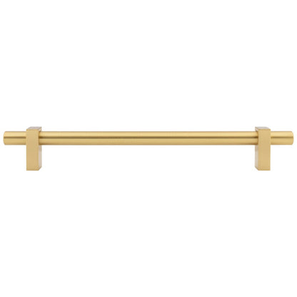 96 mm Center-to-Center Satin Nickel Larkin Cabinet Bar Pull