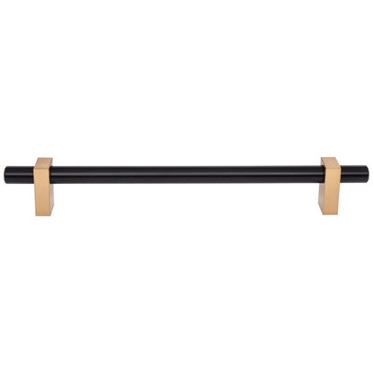 96 mm Center-to-Center Satin Nickel Larkin Cabinet Bar Pull