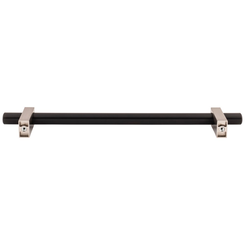 96 mm Center-to-Center Satin Nickel Larkin Cabinet Bar Pull