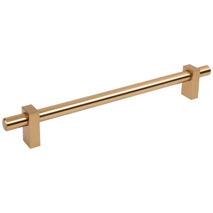 96 mm Center-to-Center Satin Nickel Larkin Cabinet Bar Pull
