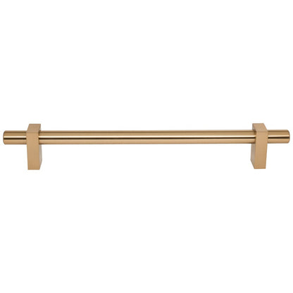 96 mm Center-to-Center Satin Nickel Larkin Cabinet Bar Pull