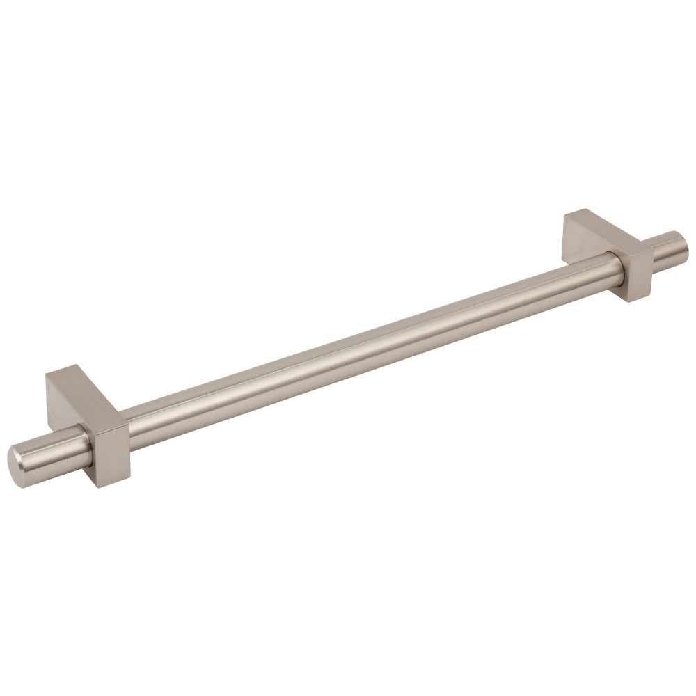 96 mm Center-to-Center Satin Nickel Larkin Cabinet Bar Pull