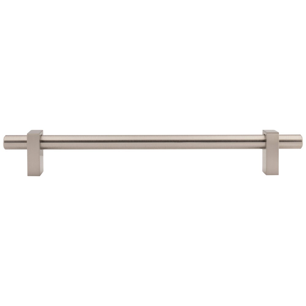 96 mm Center-to-Center Satin Nickel Larkin Cabinet Bar Pull