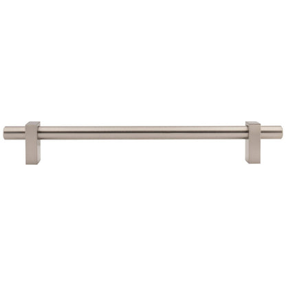 96 mm Center-to-Center Satin Nickel Larkin Cabinet Bar Pull