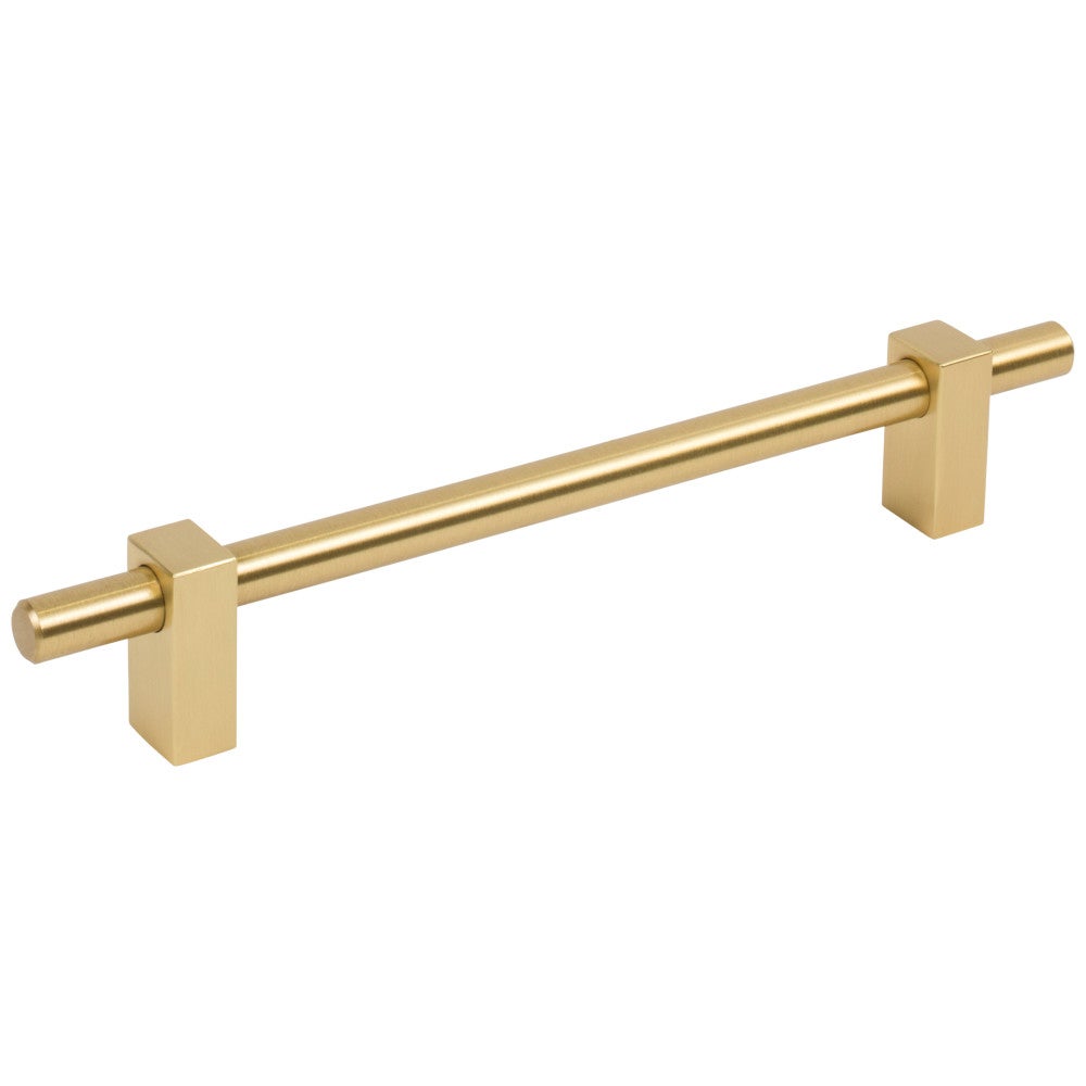 96 mm Center-to-Center Satin Nickel Larkin Cabinet Bar Pull